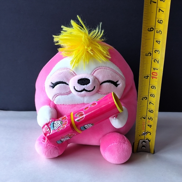 4/$50⭐️Zuru Small Pink Snackles Holding Push Pop Soft Plush Toy 6" - Picture 11 of 11